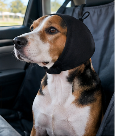 WagClub™ Adjustable Calming Ear Wrap for Dogs | Soft Noise-Reducing Hood